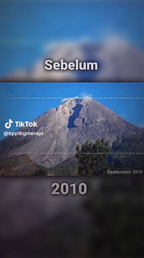 Erupsi Gunung Merapi 2010: Perubahan Sebelum dan Sesudah