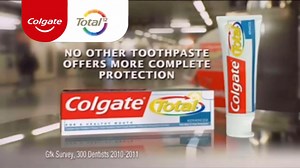 【英国广告】Colgate Total - No other toothpaste offers more complete protection_哔哩哔哩_bilibili