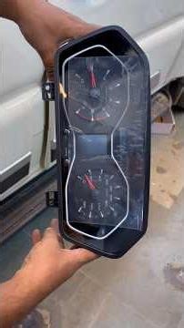 Scorpio Classic Instrument Cluster Installation #youtubeshorts #shortvideo #automobile