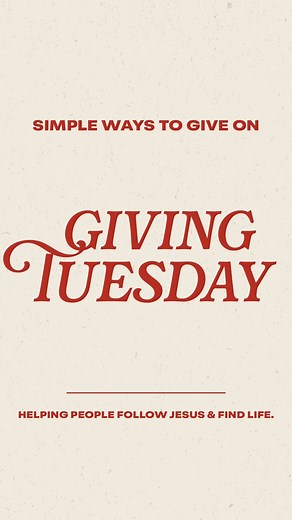 Today is all about giving. Here are some ways you can give back to God this giving Tuesday ❤ #summitchurchls #FORLS #givingtuesday | The Summit Church