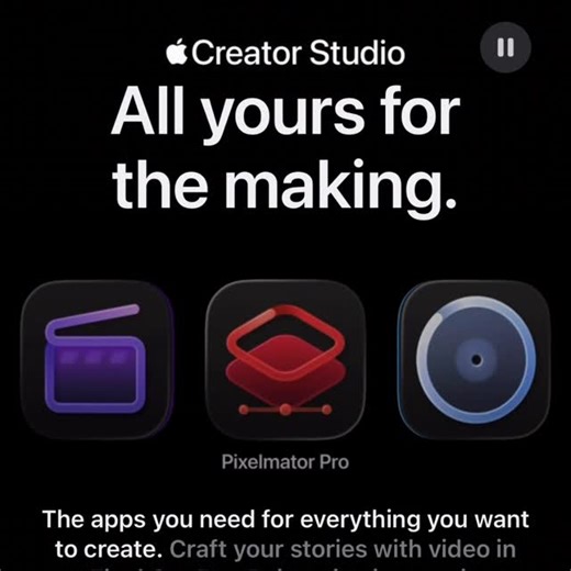 iRobinPro on Instagram: "Apple Creator Studio announced. Finalcut pro, Pixelmator Pro, logic pro, motion, compressor, pages, notes, keynotes, freeform, mainstage and AI tools, ready templates available as one subscription. Costs ₹399 per month (family sharing) ₹3,999 per year for individual users. Education Pricing: ₹199 per month (no family sharing) ₹1999 per year subscription fee. #apple #news #tech #mac"