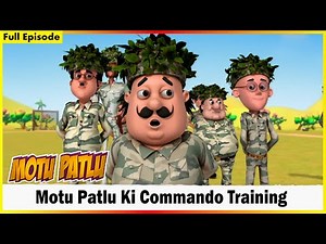 మోటు పాట్లు కి కమాండో శిక్షణ | Motu Patlu | Full Episode 127