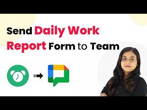 Send Daily Work Report Form to Team Automatically