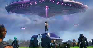 Fortnite's giant UFO now hosts a low-gravity loot dungeon