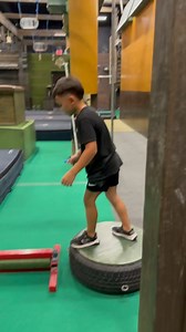 1.3M views · 38K reactions | Another open gym course created by East and Blake , this one was a little tough , but he got thru it ! That balance line was a lot of steps for a fella  #ninjawarrior #ninja #anw #parkour #workhard #fitness | BeastinEaston | Facebook