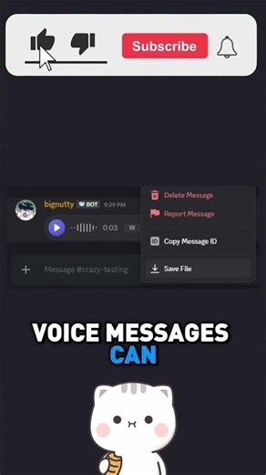 Voice messages in Discord can now be saved