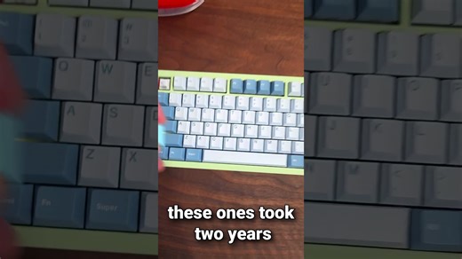 Custom keycaps are too expensive, so I buy these instead