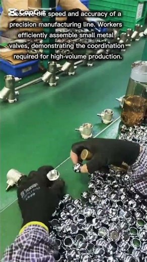 High-Volume Precision: Factory Assembly Line
