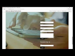 WebCenter Website Platform Demo