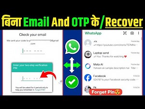 How to Reset WhatsApp Two step verification without email 2025 | two step verification whatsapp
