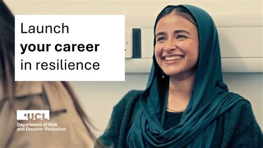 UCL Risk, Disaster and Resilience MSc | UCL Risk Disaster Reduction (RDR)