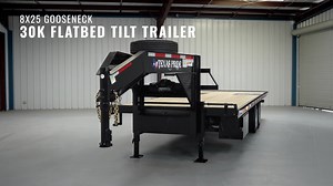 12 reactions | Checkout this Quick highlight of our 30k Gooseneck Flatbed Tilt Trailer! Please call (936) 209-7171 if you have any questions about this trailer or to find your next trailer. #construction #farming #landscaping #lowboy #trailer | Texas Pride Trailers | Facebook