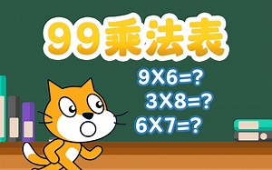 Scratch编程 第十课 99乘法表