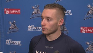 Marko Dano ‘happy to be back here’ after re-joining Manitoba Moose - Winnipeg | Globalnews.ca