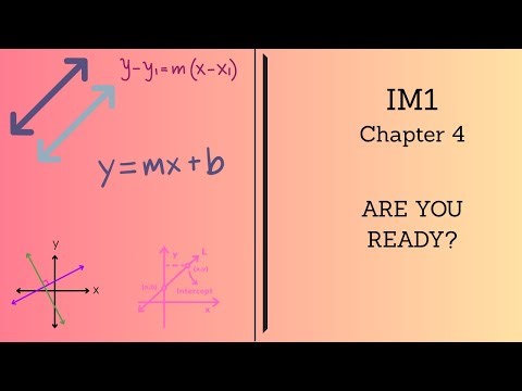 IM1 Chapter 4 Are You Ready Packet
