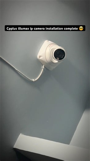 Cpplus illumax ip camera installation complete 😎😎#viral #homesecurity #homesurveillance #ip#cpplus