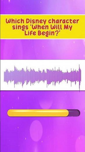 Guess the disney song quiz | short