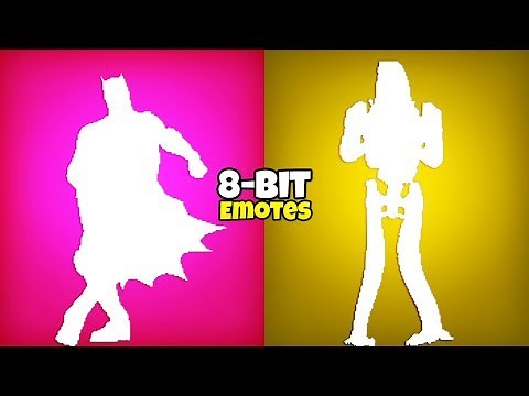 Fortnite EMOTES In 8-Bit..!