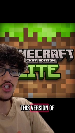 Minecraft Pocket Edition Lite #minecraft #nostalgia #lostmedia #fyp #gaming