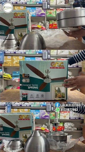 GFC Spring Ceiling Fan Review | 56 Inch High Speed 330 RPM Designer GFC Fan