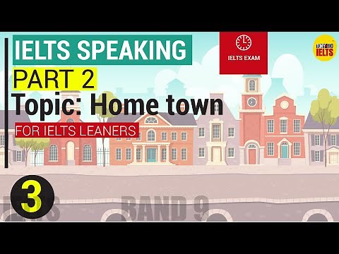 IELTS Speaking Part 2 - Topic: Hometown | Describe your hometown - Where is it located...