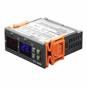 [Hot Item] Stc-3008 Dual Digital Temperature Controller Two Relay Output 12V 24V 110V-220V Thermoregulator Thermostat with Heater Cooler