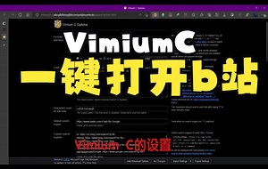 Vimium C 快速打开网页| edge插件快速打开B站