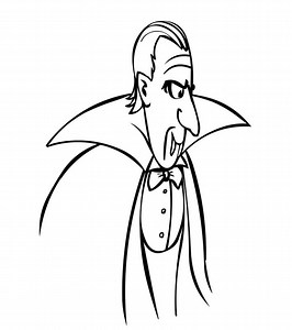 Vampire Coloring Pages For Kids: 10 Free Halloween Sheets