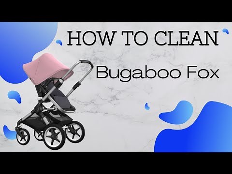 How to wash a BUGABOO FOX (Remove & Put on Fabrics)