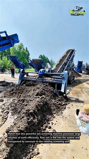 Massive Soil Screening Machine Separates Tons of Material Fast! 😱⚙️ Smart Construction