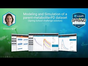 Modeling and Simulation of a parent-metabolite-PD datatset (Spring School challenge solution)