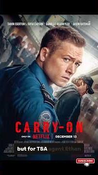 Carry-On (2024) in 60 Seconds 😳 TSA Agent Blackmailed Into Terror Plot!”