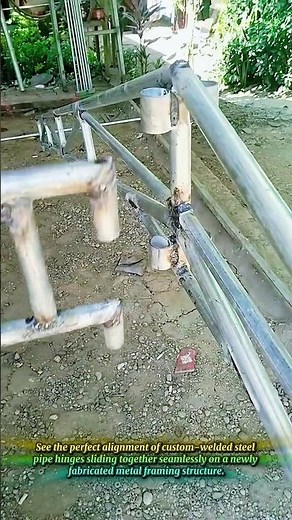 Perfect Alignment On Custom Welded Metal Frame Hinges