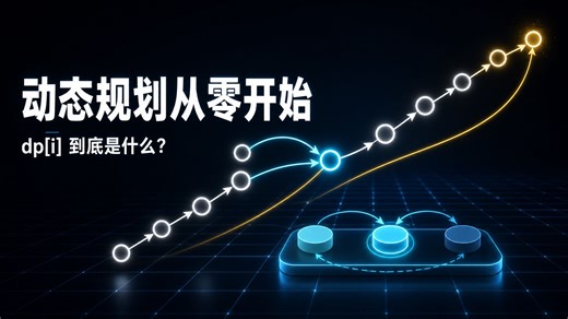 【算法动画】动态规划：dp[i] 到底是什么意思？| 从零开始的DP生活