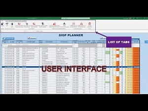 S&OP - User Interface of V-SIOP PLANNER