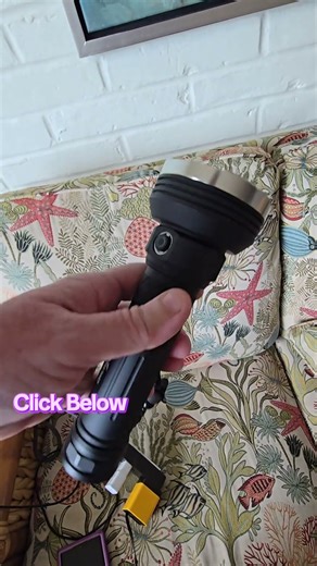 Light up the night with the 9000 Lumen LED Rechargeable Flashlight