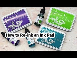 How to Re-ink an Ink Pad