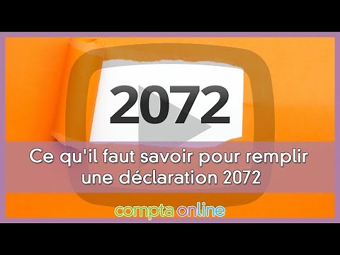 La déclaration 2072 des sociétés civiles