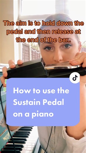 How to Use a Sustain Pedal on a Piano