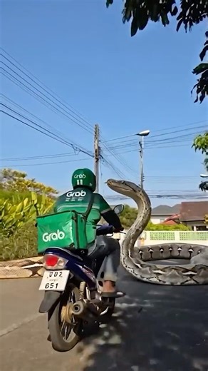 Grab ผู้มุ่งมั่น2 ทางแค่ไหนก็ไม่กลัว #funny #grab