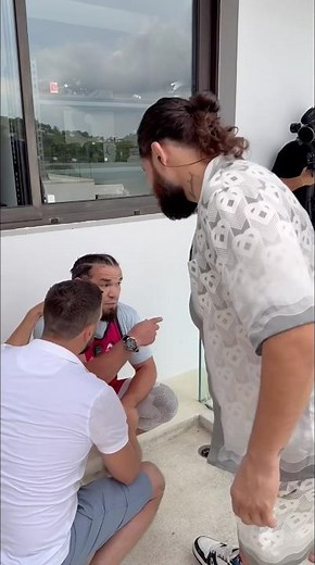 🔪MASVIDAL CALMS DOWN ZALIK! Jorge Masvidal asks Zalik to save his energy for the Novruzov fight.