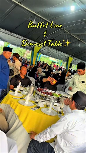 Jom kami belanja hampa lagi full video setup buffet line & setting domeset VIP oleh semua team SKSK sepanjang program berlangsung baru-baru ni. Jangan risau, kalau hampa order dgn kami, confirmmm kami buat yang palingg paduu punyaaa‼️ #fypppppppppppppp #viral #ramadhan