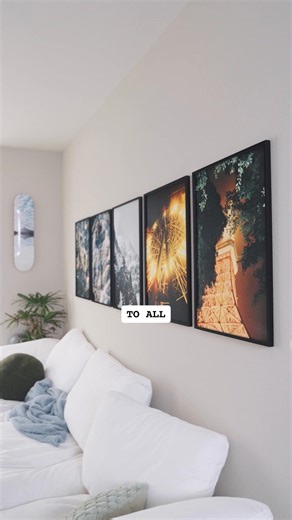 Create a meaningful space in your home✨ Easy to stick, remove, and re-stick. 💕 | Mixtiles