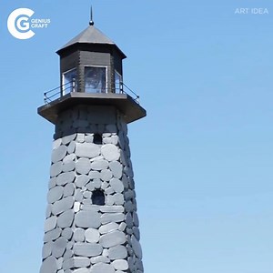 14K views · 86 reactions | Make a lighthouse out of cardboard and solar garden light | Genius Craft | Facebook