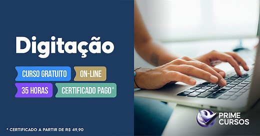 Curso de Digitação Online Grátis | Prime Cursos