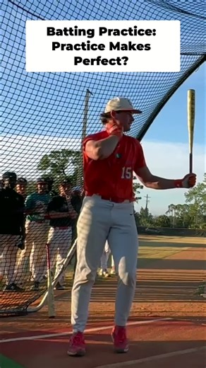 Batting practice! Players take turns hitting baseballs off a tee while teammates watch. Home run! #Baseball #BattingPractice #Sports #Teamwork