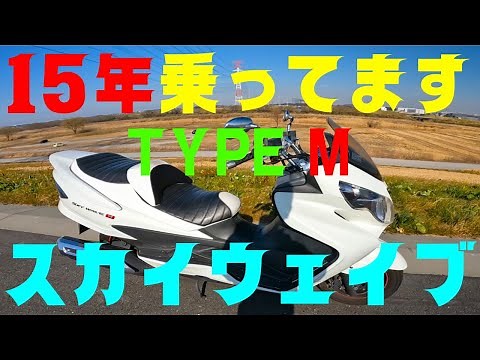 15年乗ってますスカイウェイブ250タイプM