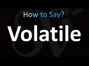 How to Pronounce Volatile (Correctly!)