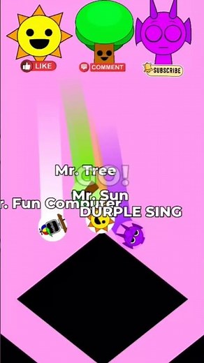 Mr. Sun x Mr. Tree x Mr. Fun Computer x Durple Sing Sprunki Battle race #shorts #sprunki #incredibox