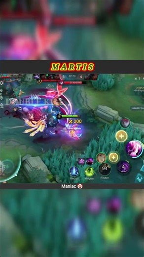 Maniac 🤡💩 #mobilelegends #mlbb #martis #shorts
